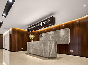 杭州三层办公楼装修设计案例效果图